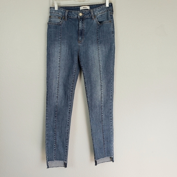 JBD Jeans Skinny Front Seam Step Hem Sz 6 - Picture 1 of 7
